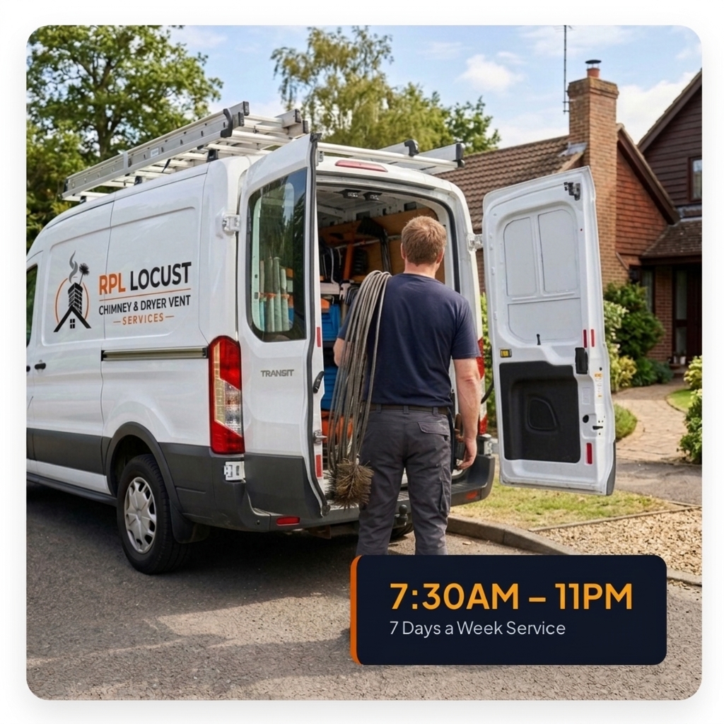 RPL Locust Chimney & Dryer Vent Services Technicians