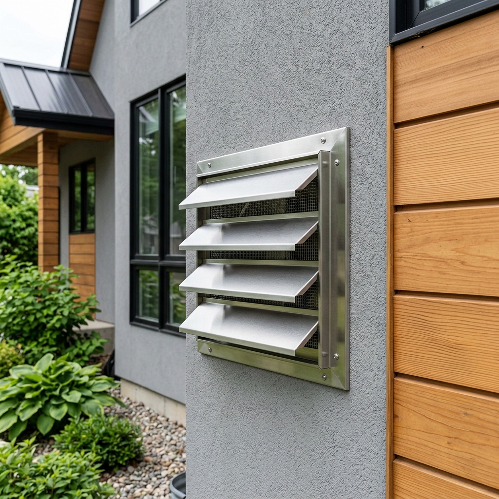 Exterior Dryer Vent Wall Terminal Hood
